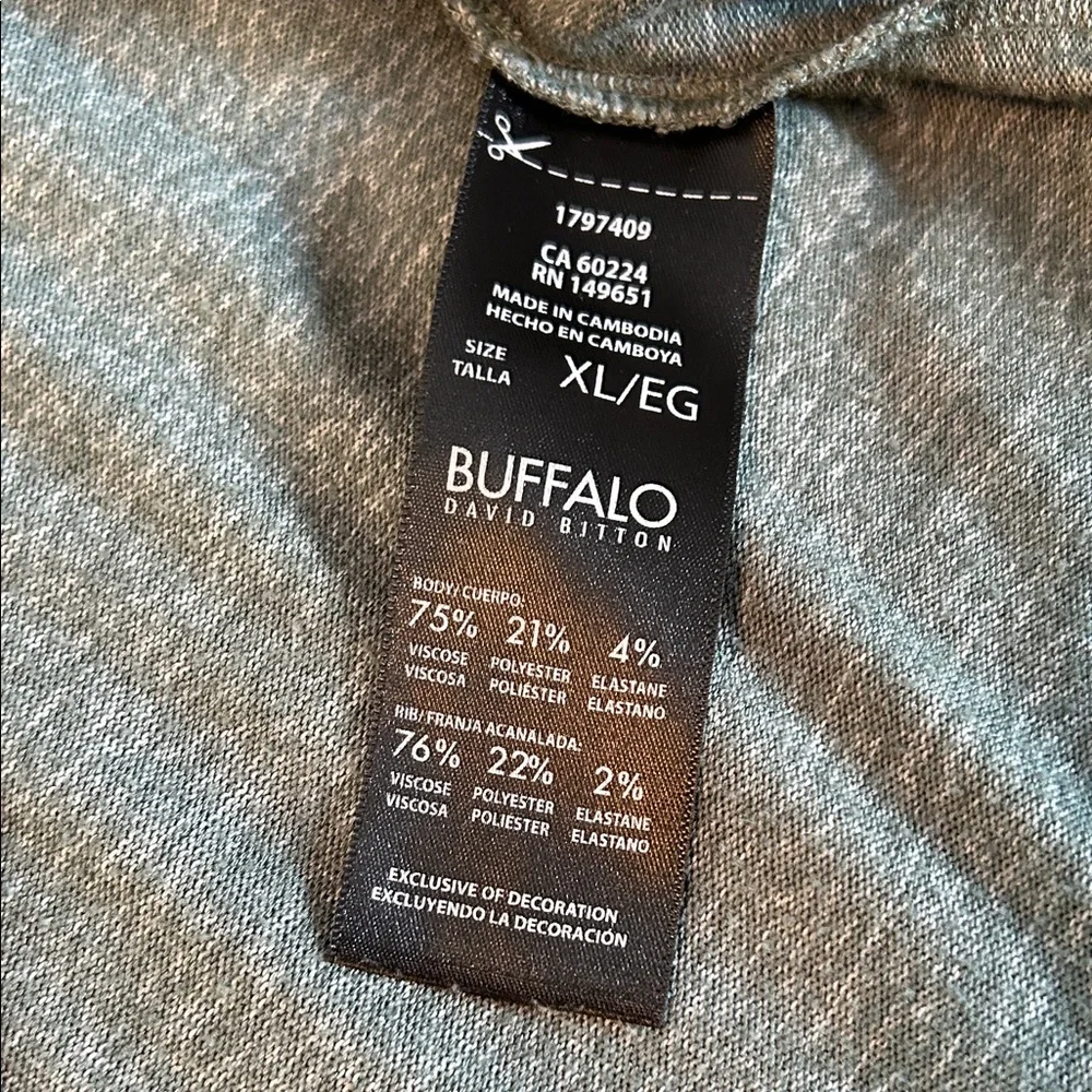 5 for 25$ Buffalo David Bitton Green Sweater